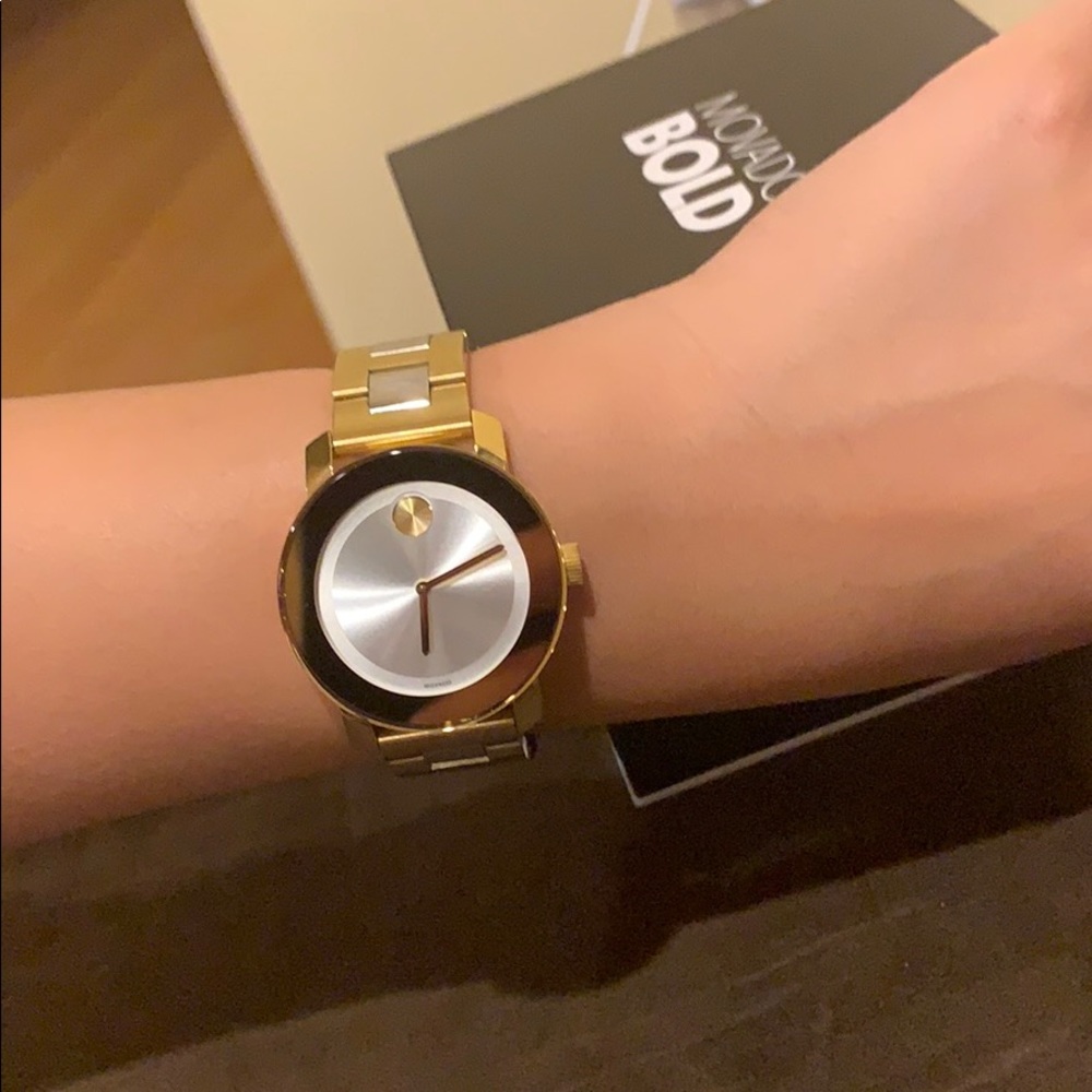 Movado Bold Two Tone Watch